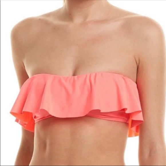 NWT L*space Peach Lynn Tube Swim Top Medium - Picture 3 of 8